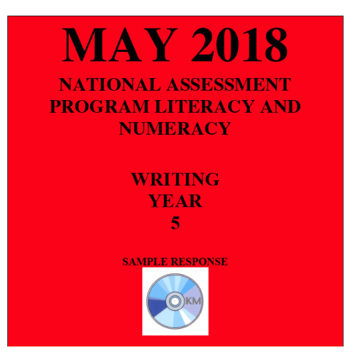ACARA 2018 NAPLAN Writing Year 5 Sample Response